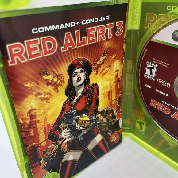 Command & Conquer: Red Alert 3 (Xbox 360, 2008) Complete w Manual - Tested - Picture 7 of 8